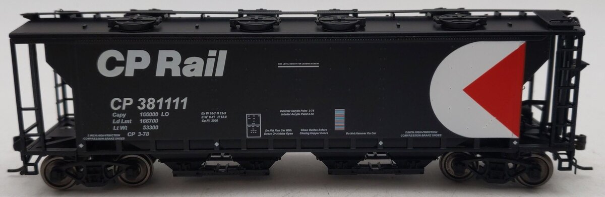 True Line Trains 300341 HO Scale Canadian Pacific 4-Bay Hopper Car #381111 LN/Box