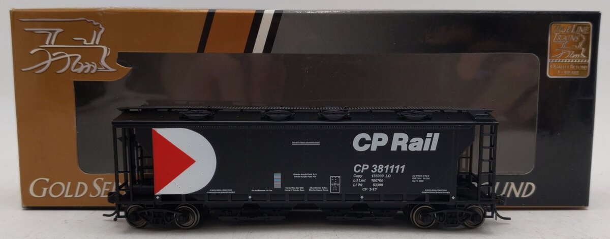 True Line Trains 300341 HO Scale Canadian Pacific 4-Bay Hopper Car #381111 LN/Box