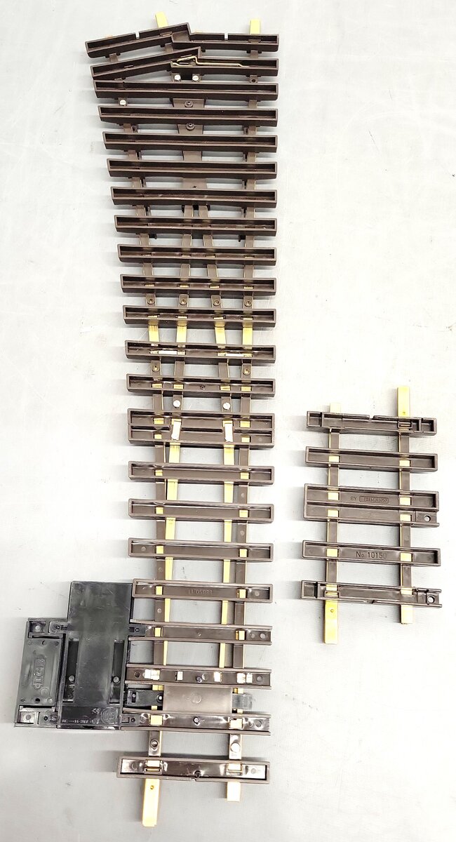 LGB 18050 G R5 15° Right Hand Manual Switch Turnout EX/Box