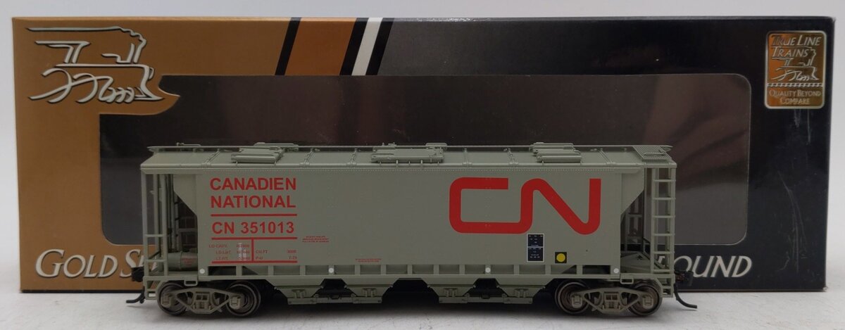 True Line Trains 300312 HO Canadian National 4-Bay Hopper Car #351013 EX/Box