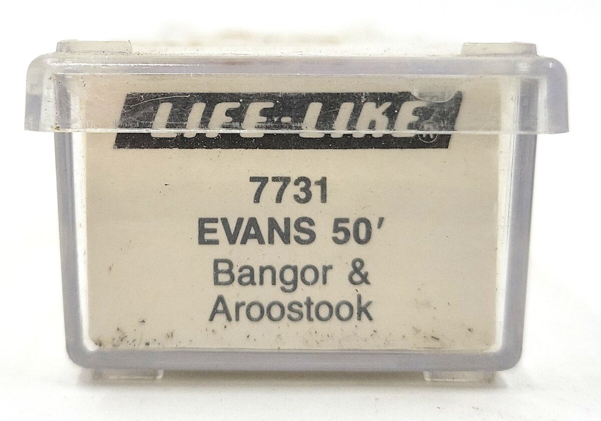 Life Like 7731 N Scale Bangor & Aroostook 50' Evans 5277 Boxcar #9125 EX/Box