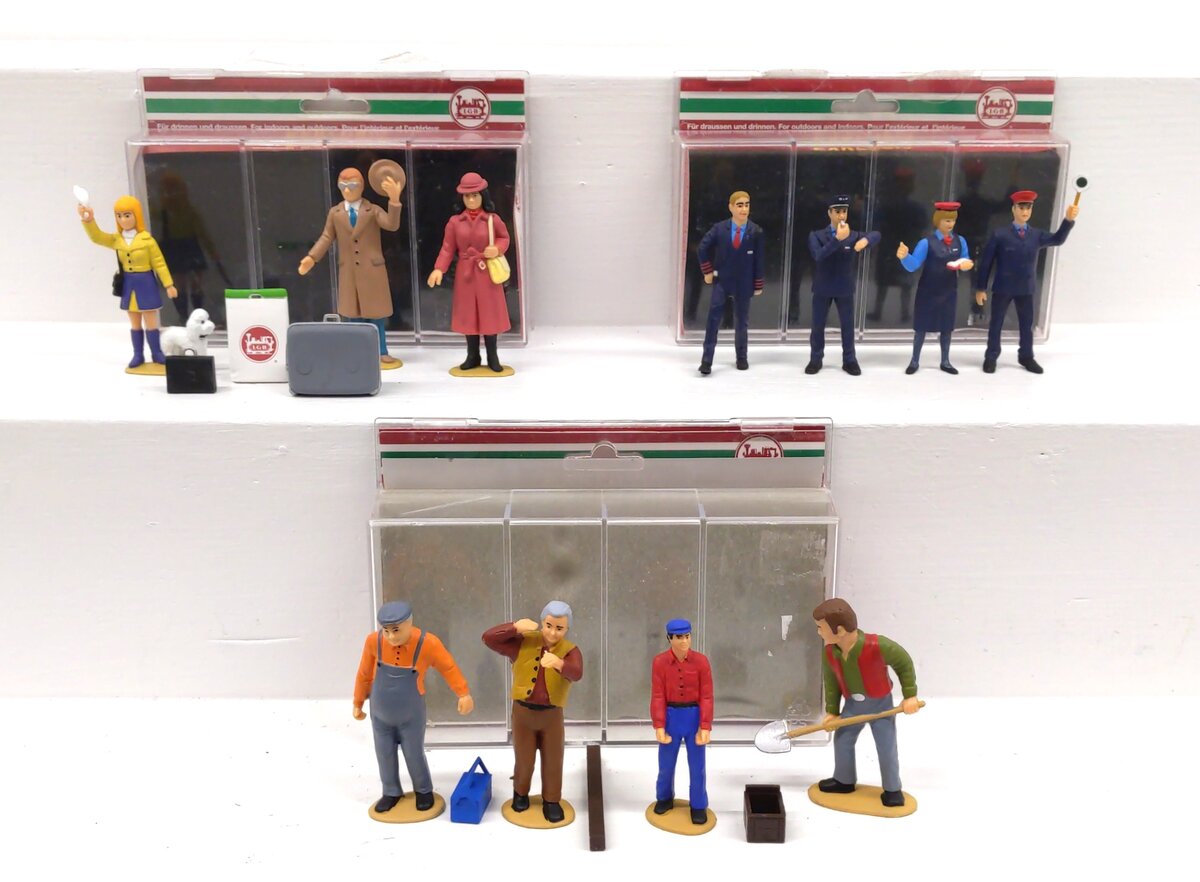 LGB G Scale Assorted Figurine Sets: 51290, 51430, 51405 [3] LN
