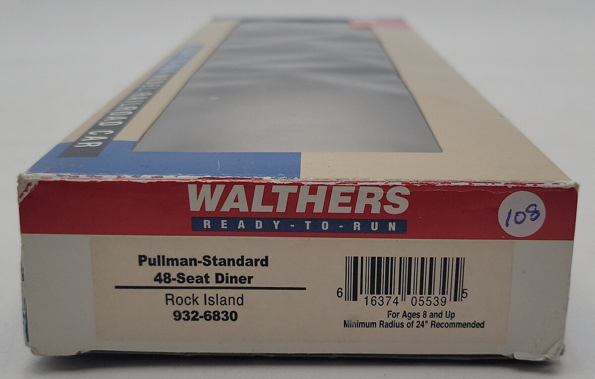 Walthers 6830 PS 48-Seat Diner Rock Island Pullman LN/Box