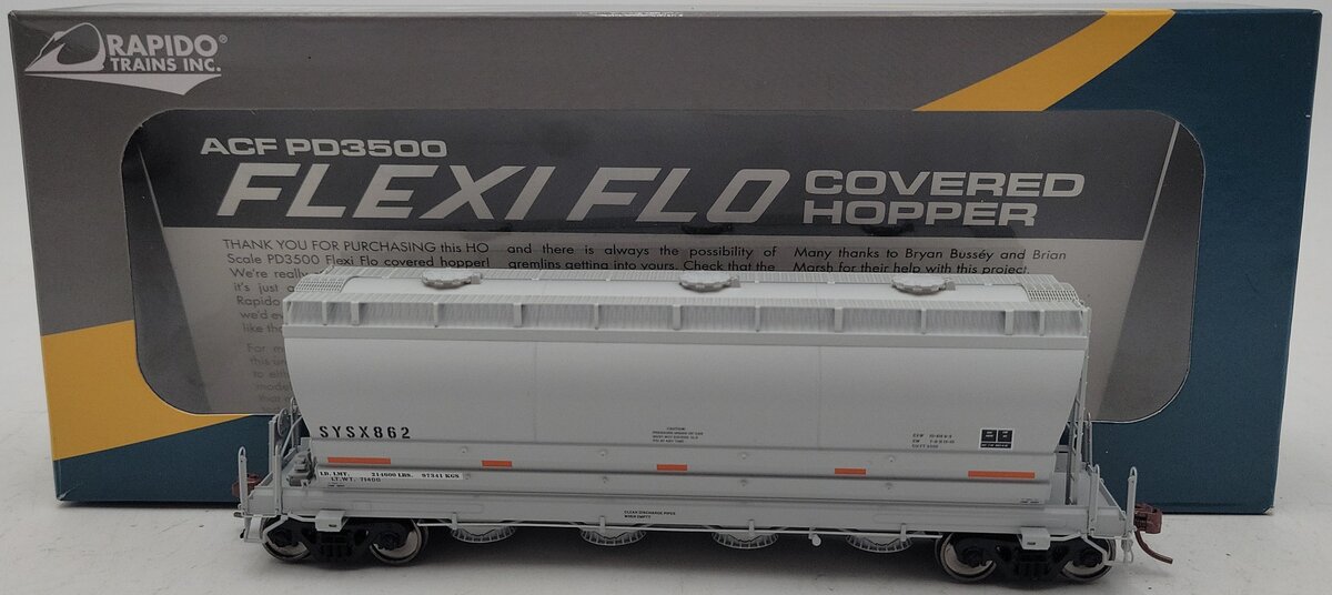 Rapido Trains 133012-5 HO ACF Flexi-Flo SYSX US Systems Hopper #862 EX/Box