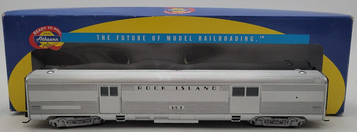 Athearn 7920 HO Rock Island Streamlined Baggage Car #854 LN/Box