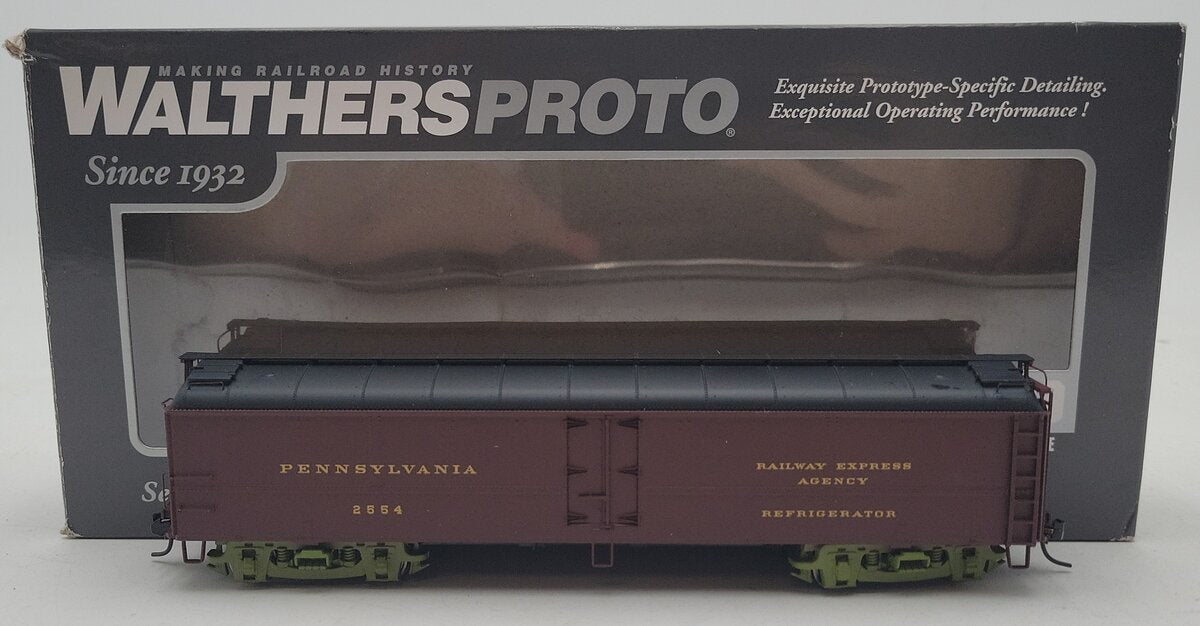 Walthers 920-17227 HO PRR 50' Pennsylvania Class R50b Express Reefer #2554 EX/Box
