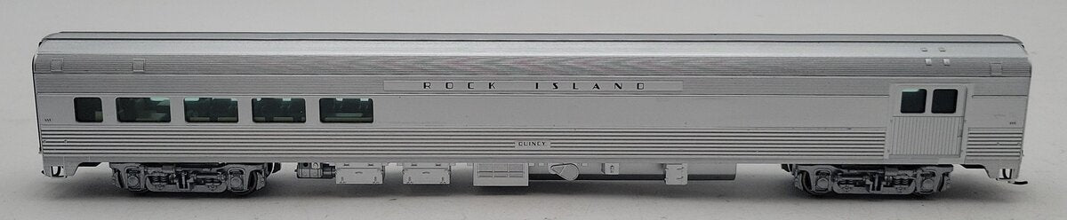 Walthers 910-30073 HO Rock Island 85' Budd Baggage-Lounge Ready to Run-Custom EX/Box