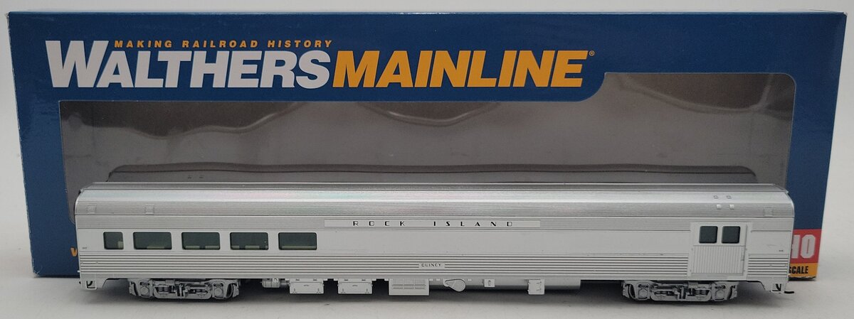 Walthers 910-30073 HO Rock Island 85' Budd Baggage-Lounge Ready to Run-Custom EX/Box