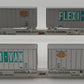 Walthers 932-23921 HO NYC Gold Line Flexi-Van Flatcar w/Two Trailers (Set of 2) VG
