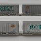Walthers 932-23921 HO NYC Gold Line Flexi-Van Flatcar w/Two Trailers (Set of 2) VG