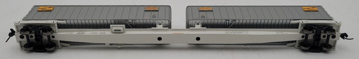 Walthers 932-3925 NYC Flexi-Van Flat Car With Trailers #504100 EX
