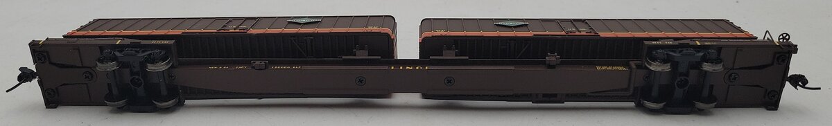 Walthers 932-41054 IC Mark IV Flexi-Van Flatcar w/Two Trailers #911 VG