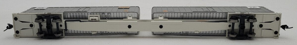 Walthers 932-41063 MDT Mark IV Flexi-Van Flatcar w/Two Trailers #9619 VG
