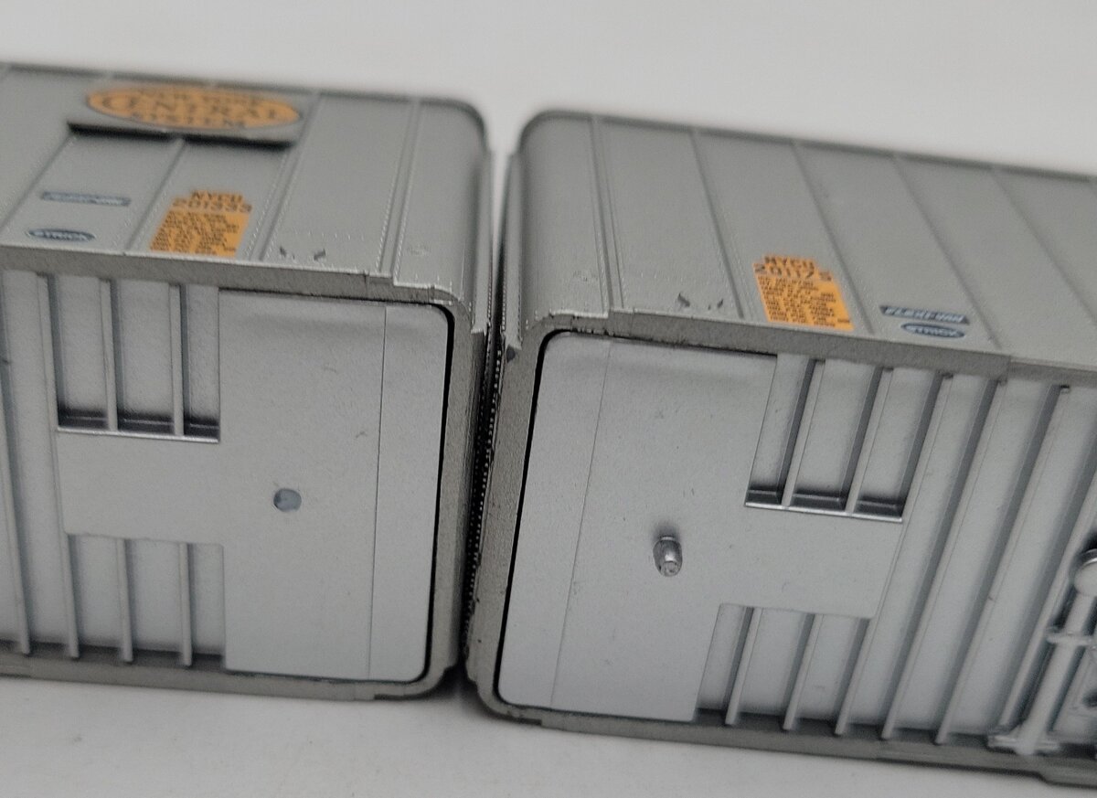 Walthers 932-41063 MDT Mark IV Flexi-Van Flatcar w/Two Trailers #9619 VG