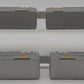 Walthers 932-240853 HO P&LE Gold Mark III Flexi-Van Flat w/Trailers (Set of 2) VG
