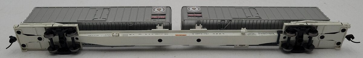 Walthers 932-41060 HO PRR/MDT Flexi-Van Mark IV Flat Car w/Trailer #9663 VG