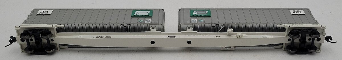 Walthers HO Penn Central Flexi-Van Flat Car With Trailers Road #776395 EX