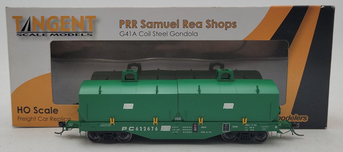 Tangent 27011-06 HO PRR Samuel Rea Shops GA1A Coil Steal Gondola #622676 LN/Box