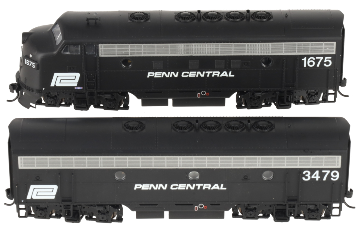 Walthers 910-19984 HO PC EMD F7 A-B Diesel Loco #1675, #3479 w/ ESU Sound & DCC EX
