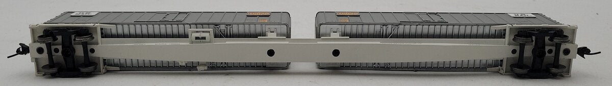 Walthers 932-41065 HO NYC Flexi-Van Flatcar w/ 2 Trailers #504210 VG
