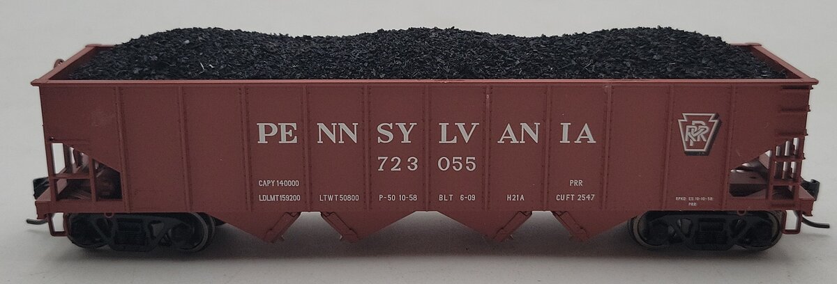 Bowser 43042 HO Pennsylvania Shadow Keystone H21a Hopper #723055 EX