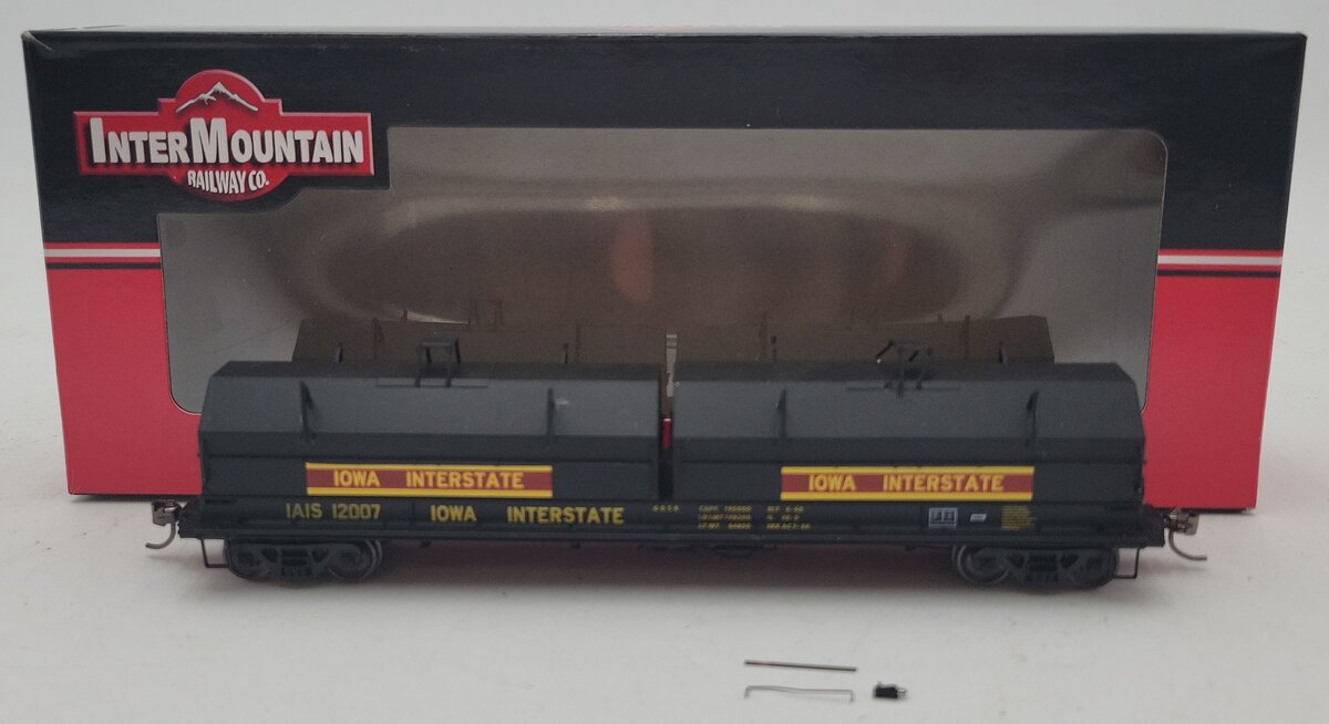 InterMountain 32529-10 HO Iowa Interstate Evans 100-Ton Coil Car #12007 VG/Box