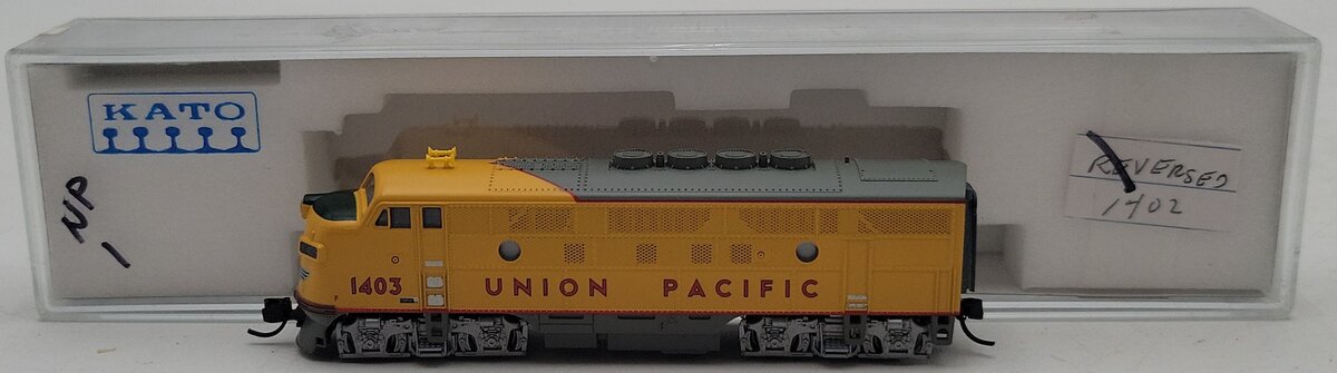 Kato 176-1103A N Scale Union Pacific EMD Powered F3A Diesel Locomotive #1403 EX/Box