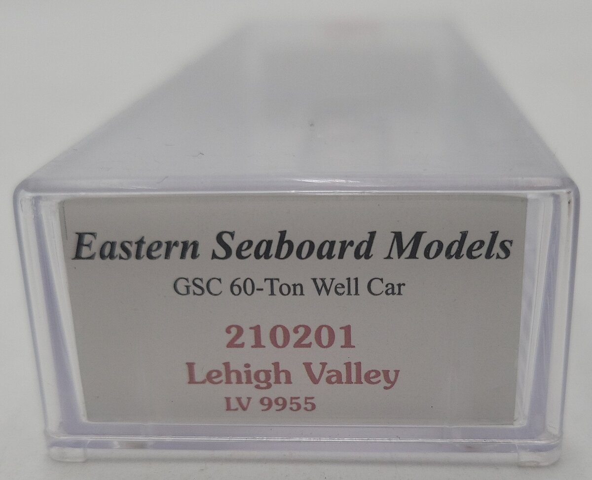 Eastern Seaboard Models 210201 N Scale Lehigh Valley GSC 60-Ton Well Car #9955 NIB