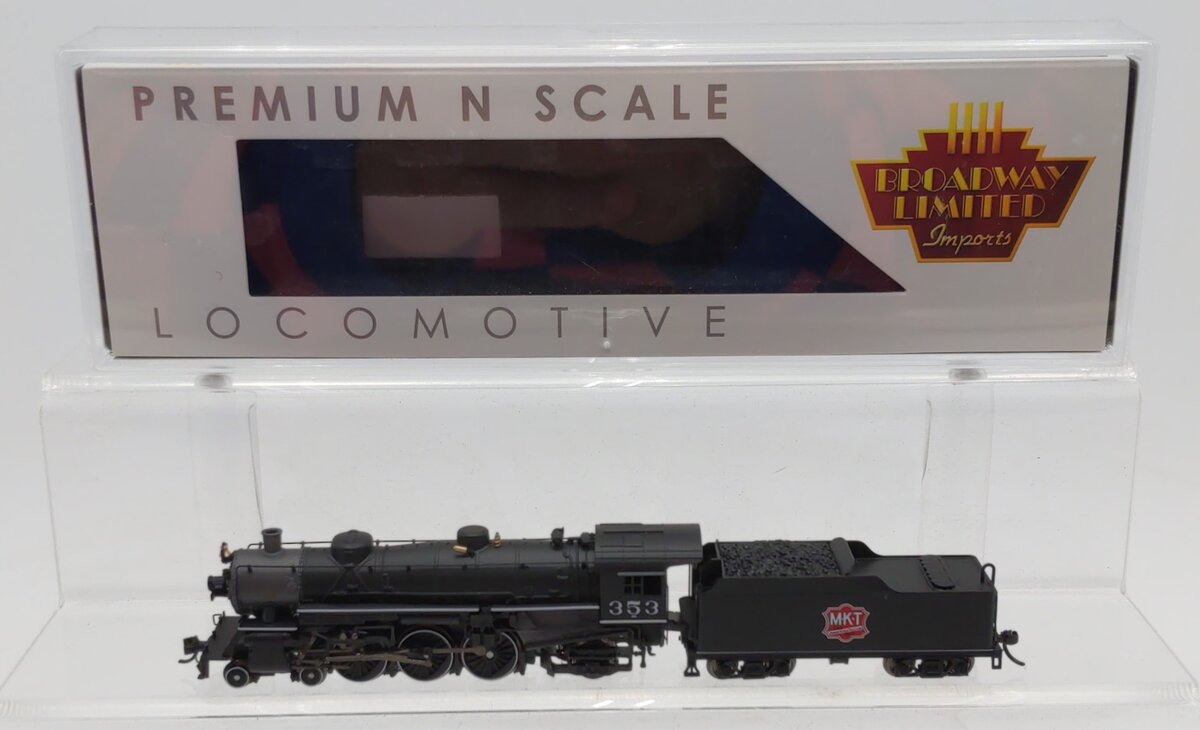 Broadway Limited 8007 N MKT Light Pacific 4-6-2 Steam Locomotive Sound/DCC #353 LN/Box