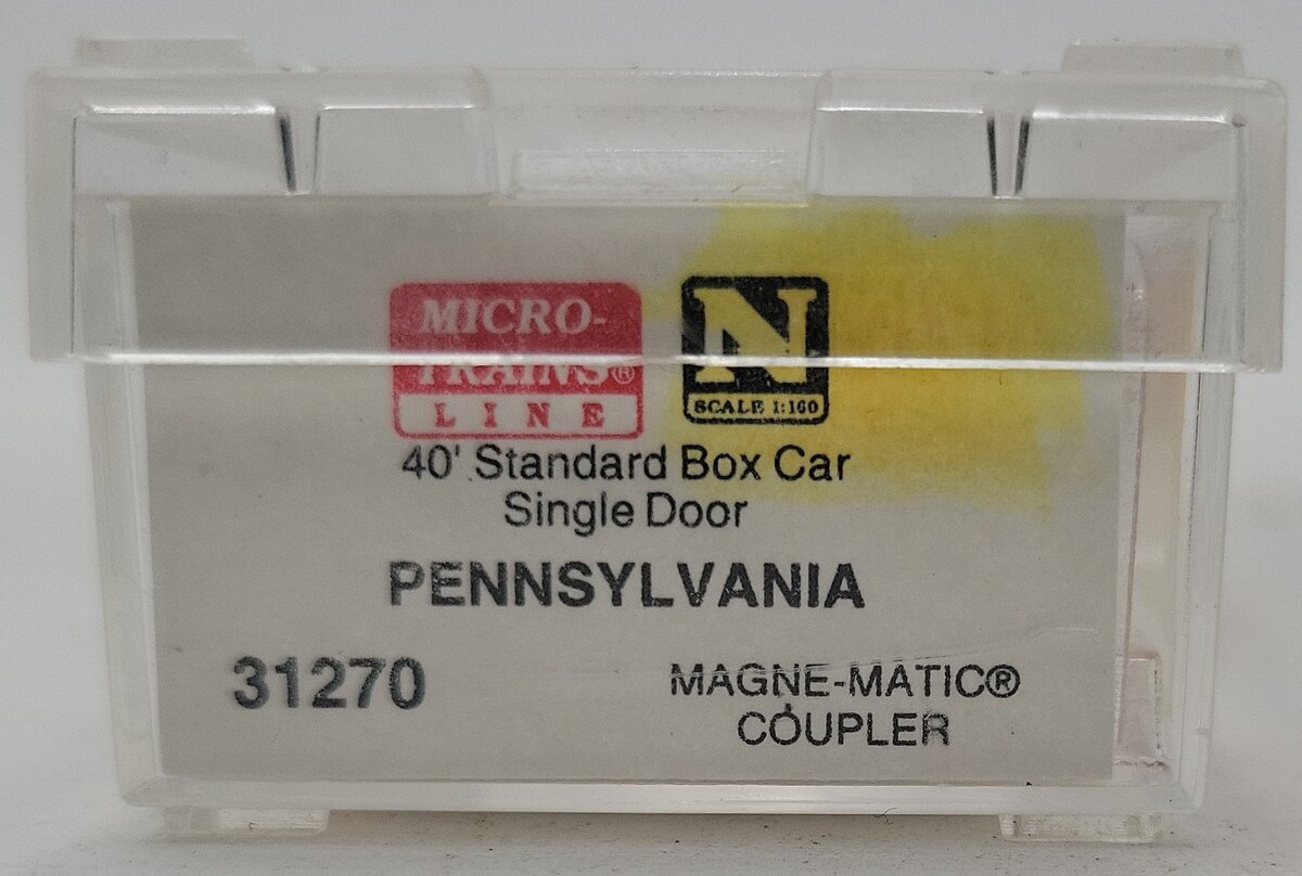 Micro-Trains 03100270 N Pennsylvania 50' Standard Box Car Single Door #47172 LN/Box