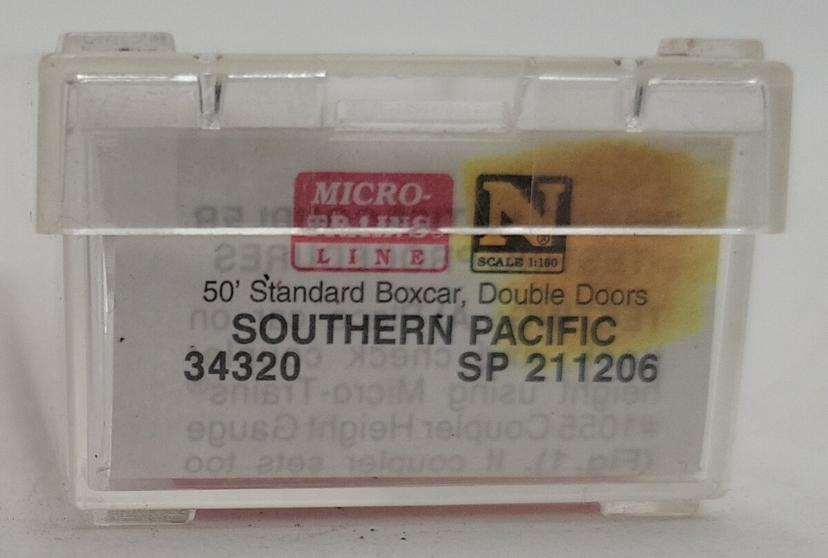 Micro-Trains 03400320 N Southern Pacific 50' Standard Double Door Boxcar #211206 LN/Box