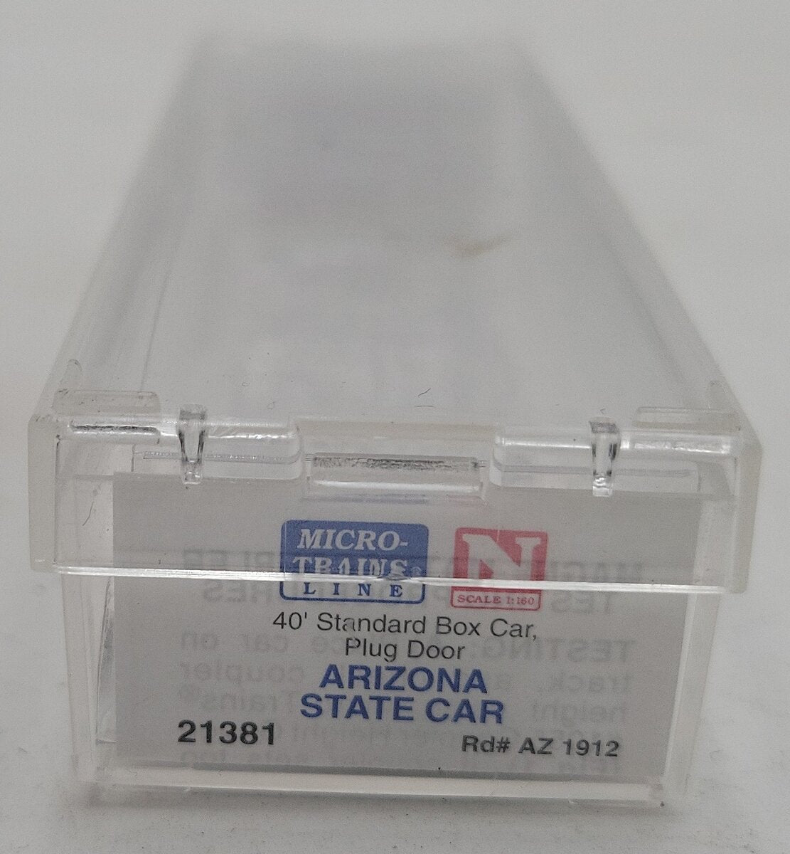 Micro-Trains 02100381 N Scale Arizona State 40' Standard Plug Door Boxcar #1912 LN/Box