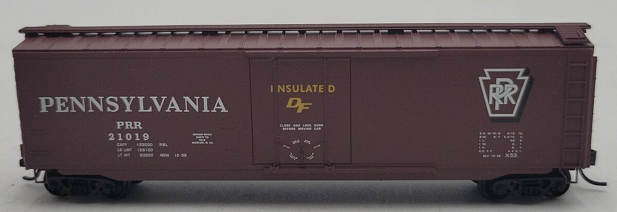 Micro-Trains 03200460 N Pennsylvania Insulated Standard Plug Door Boxcar #21019 LN/Box
