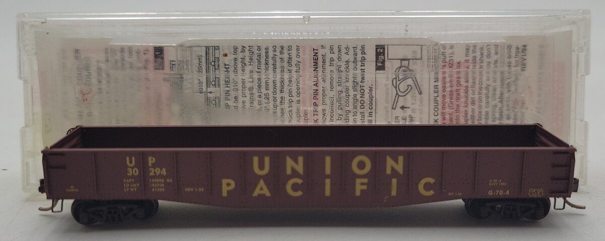 Micro-Trains 04600350 N UP 50' Fishbelly Side Gondola w/Drop Ends #30294 EX/Box