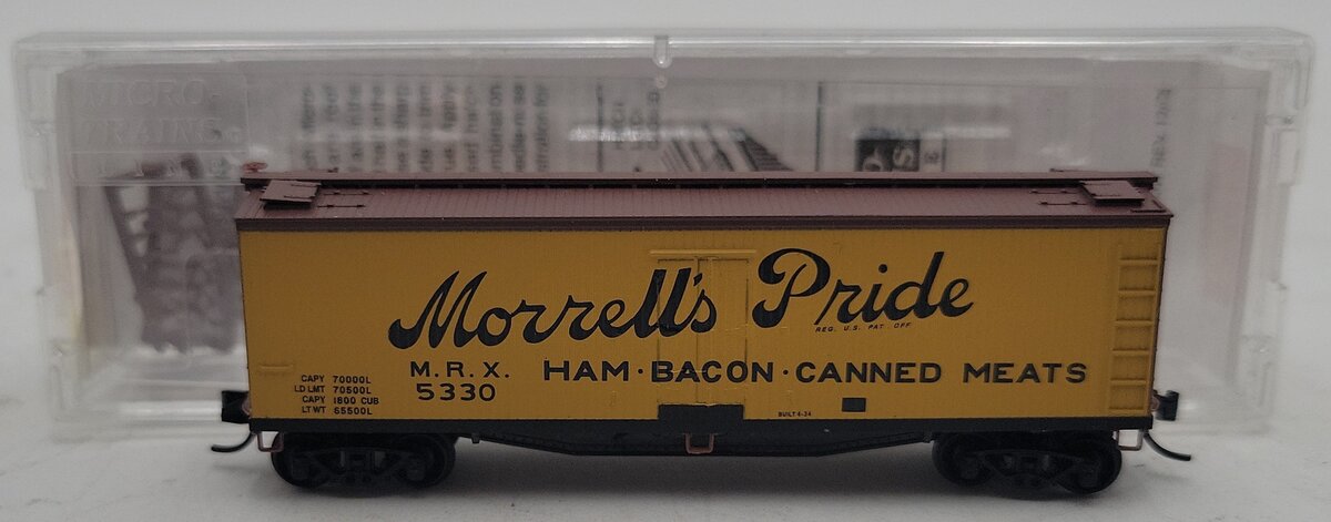 Micro-Trains 04900610 N Morrell's Pride 40' Double Sheathed Wood Reefer #5330 EX/Box
