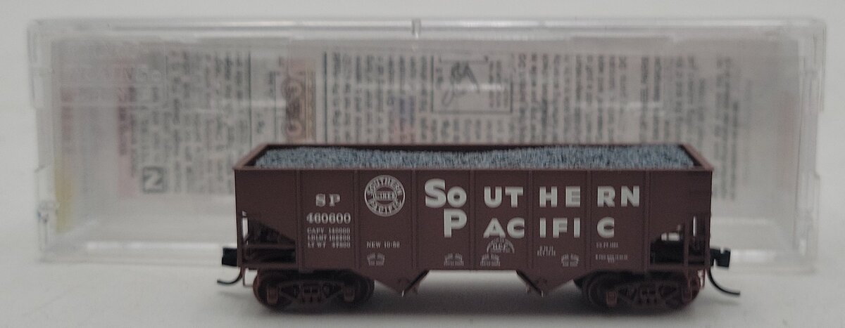 Micro-Trains 05651340 N SP 33' Rib Sides Twin Bay Hopper w/Coal Load #460600 LN/Box