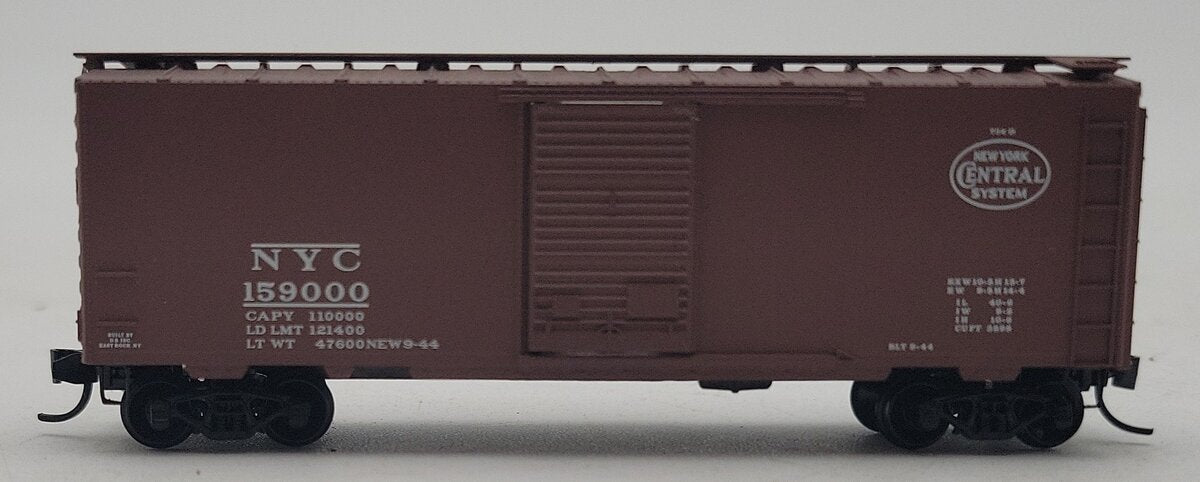 Micro-Trains 02000047 N New York Central 40' Single Door Boxcar #159000 LN/Box