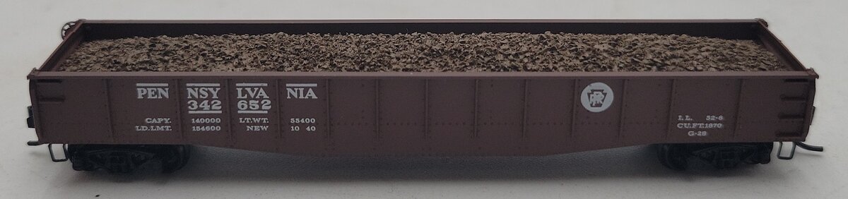 Micro-Trains 04600070 N PRR 50' Fishbelly Side Gondola w/Drop Ends #342652 LN/Box