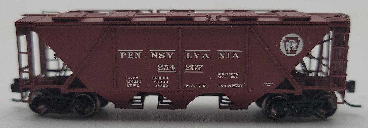 Fox Valley Models 90504 N Pennsylvania RTR H30 3-Bay Covered Hopper #254267 EX/Box