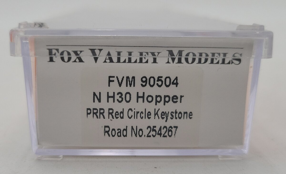 Fox Valley Models 90504 N Pennsylvania RTR H30 3-Bay Covered Hopper #254267 EX/Box