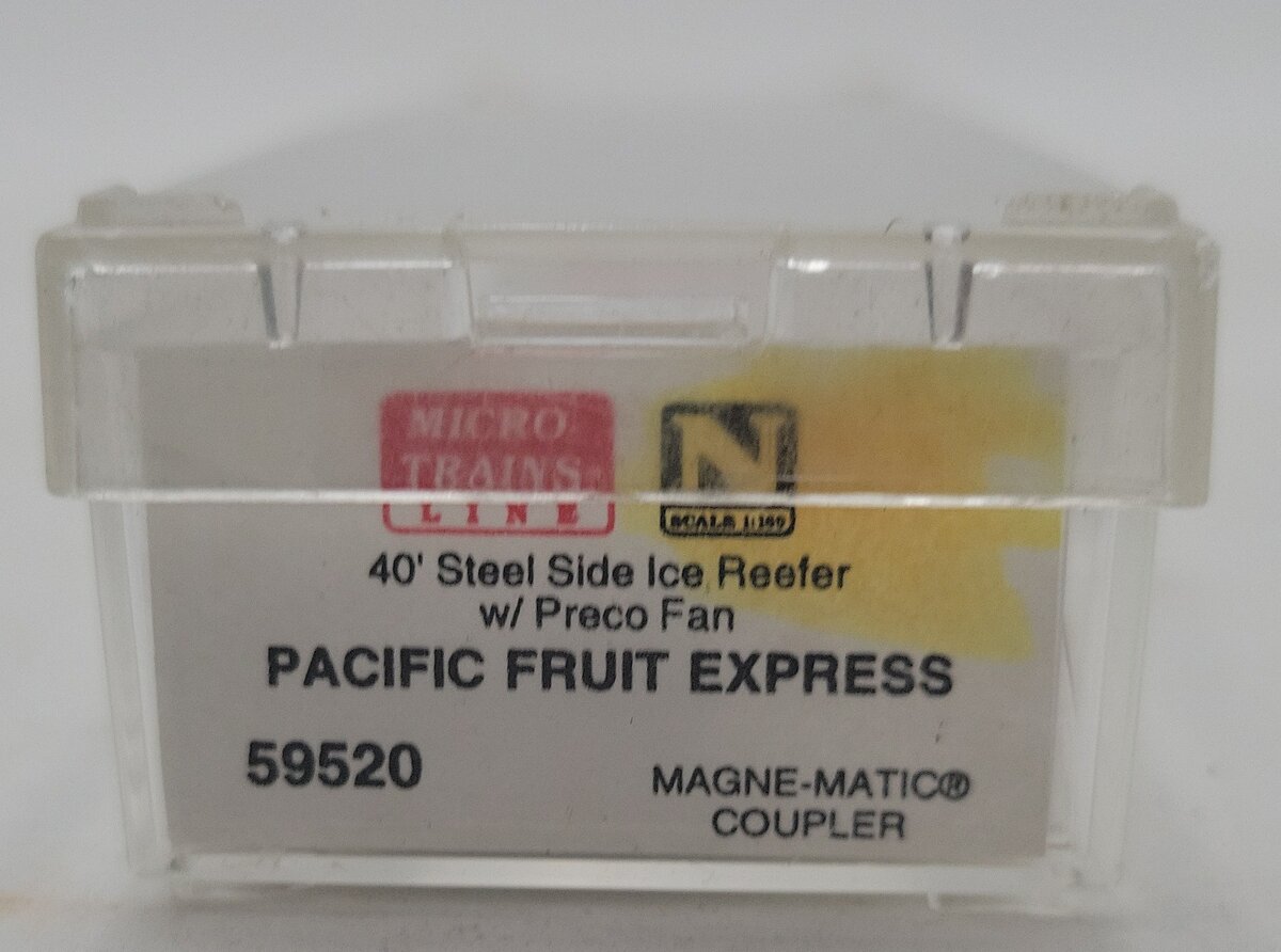 Micro-Trains 05900520 N Pacific Fruit Express 40' Steel Side Ice Reefer #41507 LN/Box