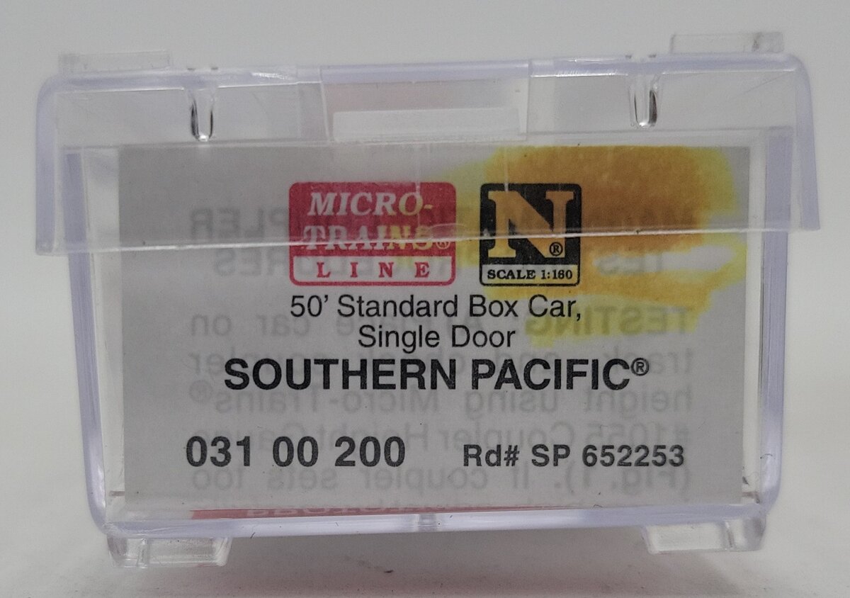 Micro-Trains 03100200 N Southern Pacific 50' Single Door Boxcar #652253 LN/Box