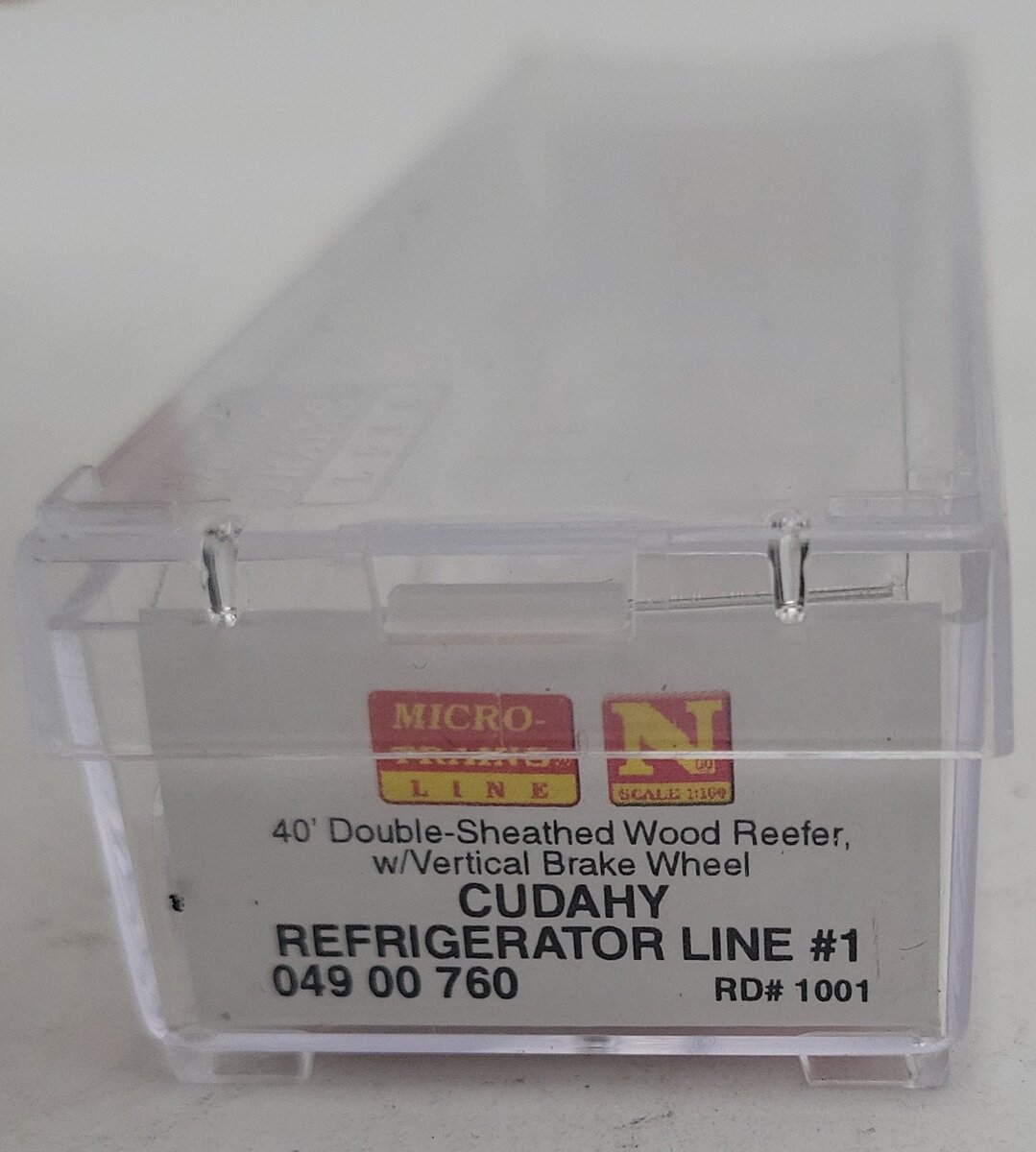Micro-Trains 04900760 N Cudahy Refrigerator Line 40' Wood Reefer #1001 LN/Box