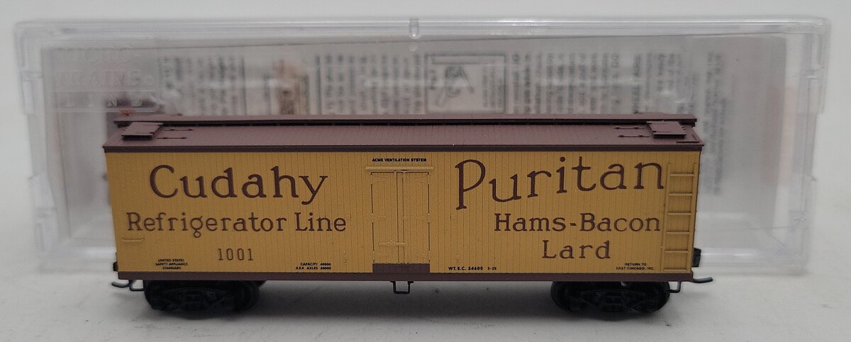Micro-Trains 04900760 N Cudahy Refrigerator Line 40' Wood Reefer #1001 LN/Box