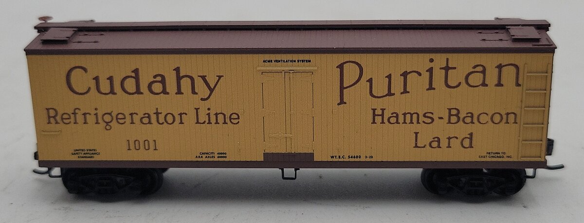 Micro-Trains 04900760 N Cudahy Refrigerator Line 40' Wood Reefer #1001 LN/Box