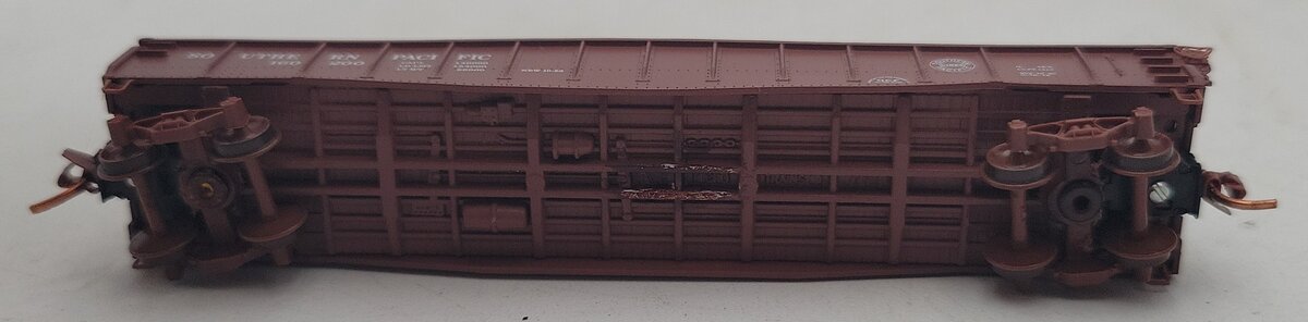 Micro-Trains 04600282 N SP 50' Fishbelly Side Gondola w/Drop Ends & Load #160200 EX/Box