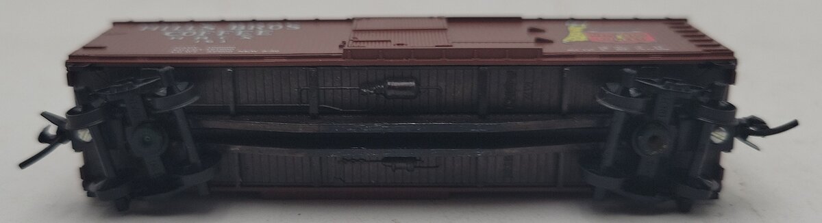 Micro-Trains 04200100 N Hills Bros Coffee 40' Double Sheathed Wood Boxcar #163 LN/Box