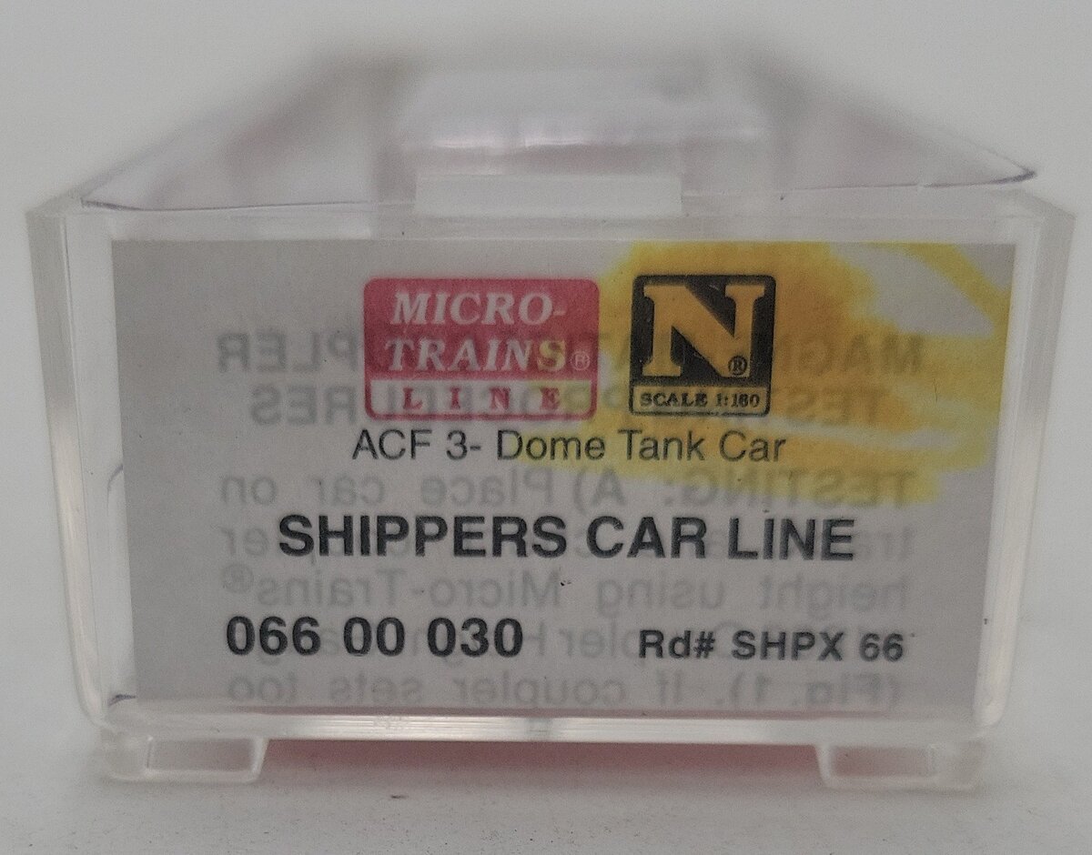 Micro-Trains 06600030 N Scale Pan-Am Oils Triple Dome Tank Car #66 LN/Box