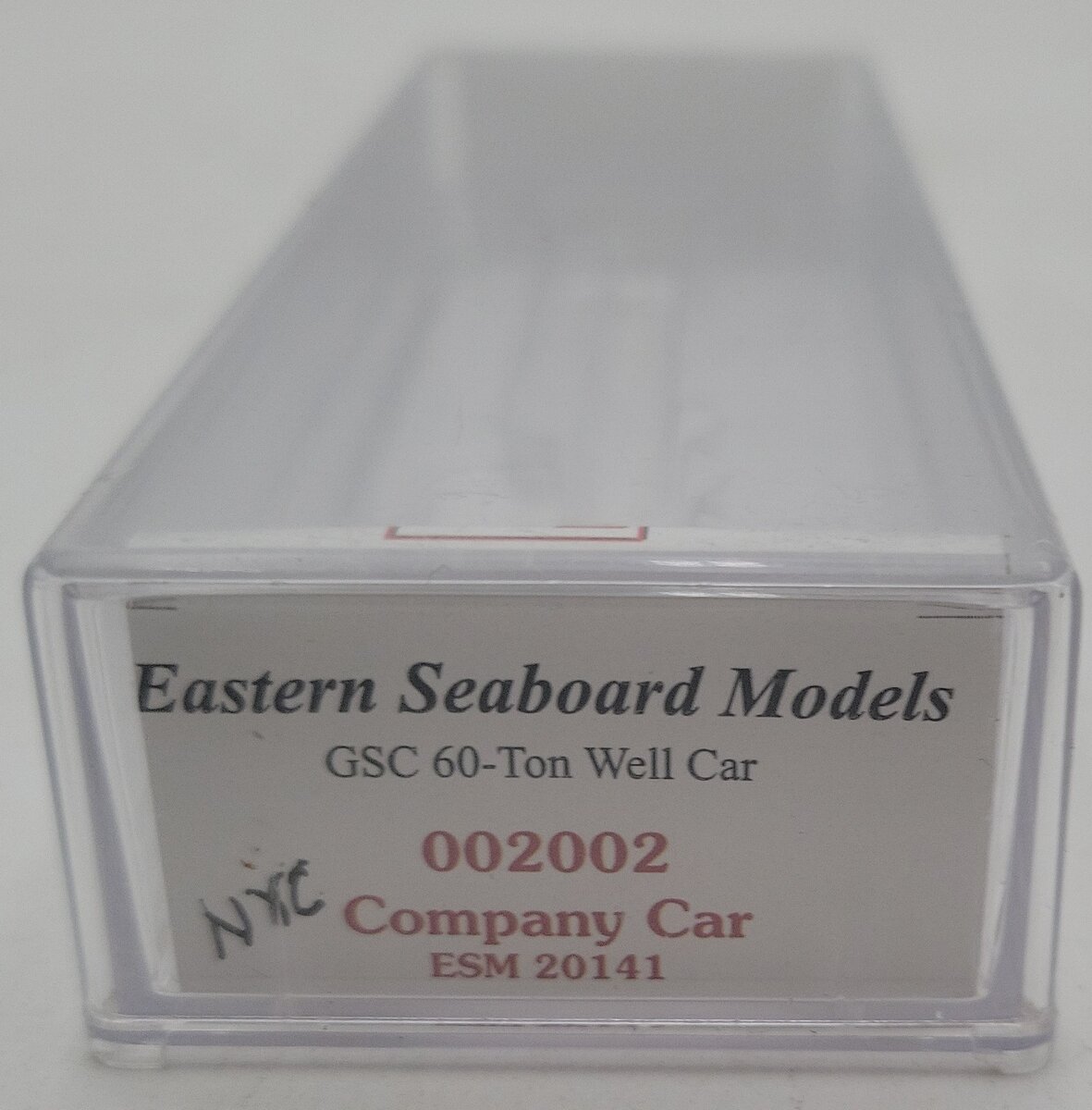 Eastern Seaboard Models 002002 N Scale NYC GSC 60-Ton Well Car #497988 LN/Box