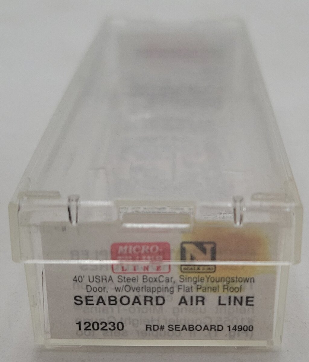 Micro-Trains 12000230 N Scale Seaboard Air Line 40' USRA Boxcar #14900 EX/Box